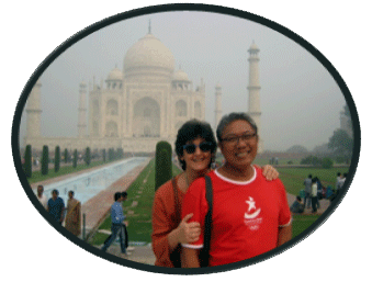 at Taj Mahal